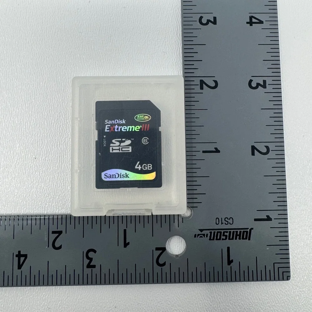 SanDisk Extreme III 4GB SDHC Memory Card Class 6 ESP Technology BH0821611730D